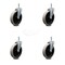 Service Caster Cambro 41076 Swivel Caster Replacement Set - BC340KD Utility Cart - SCC CAM-SCC-GR05S510-TPRS-716138-4 - alternate 2